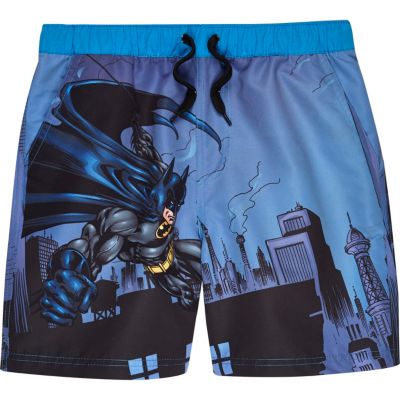 Boys blue Batman swim shorts